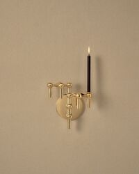 Lysmanchet 3-pak Solid Messing