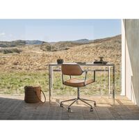 430 Studio Desk 60x125 Light Oak/Camel