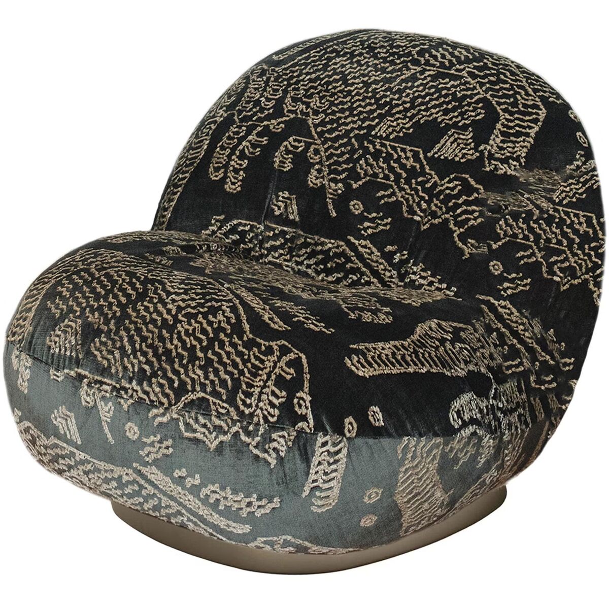 Pacha Sessel Gold/Tiger Mountain Dedar 003