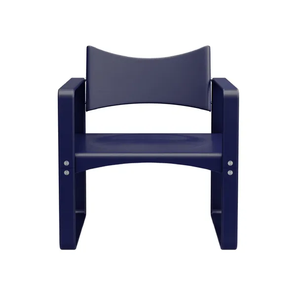 Series 270 F Dining Chair With Armrests Blue