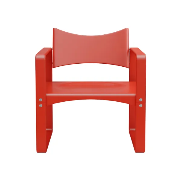 Series 270 F Dining Chair With Armrests Red