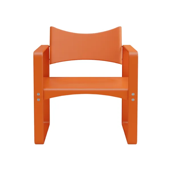 Series 270 F Dining Chair With Armrests Orange