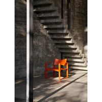 Series 270 F Spisebordsstol Med Armlæn Orange