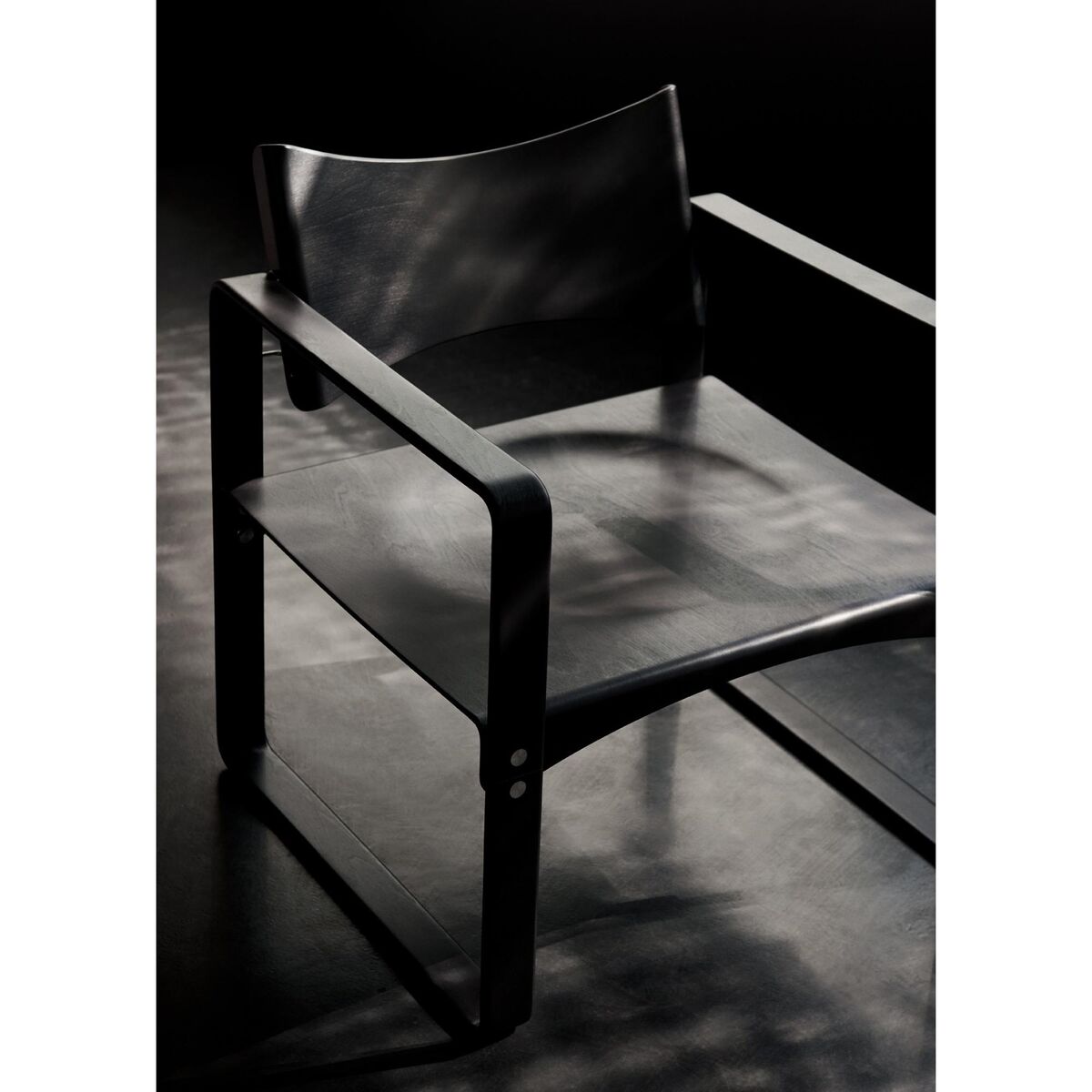 Sedia da Pranzo Serie 270 F con Braccioli Nero