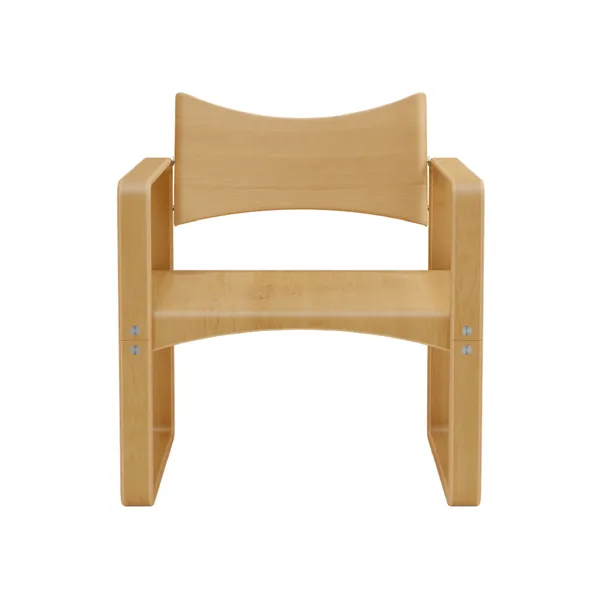 Series 270 F Dining Chair With Armrests Honey Colored
