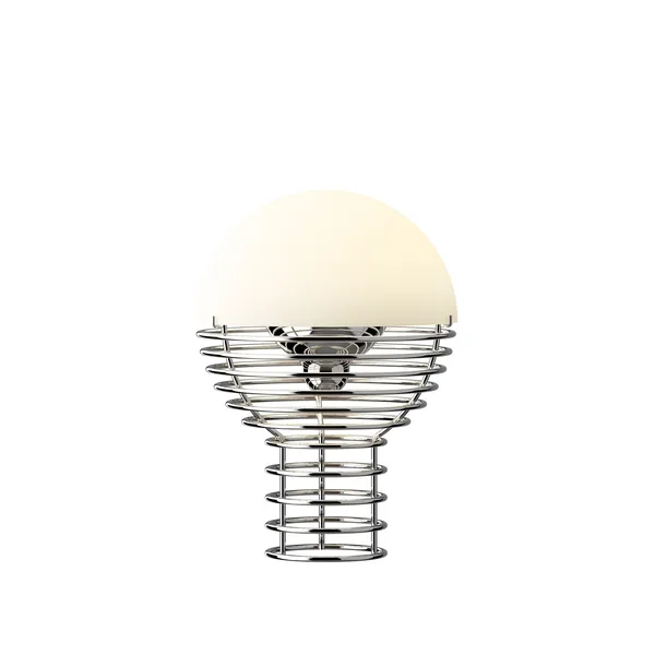 Wire Portable Lamp White