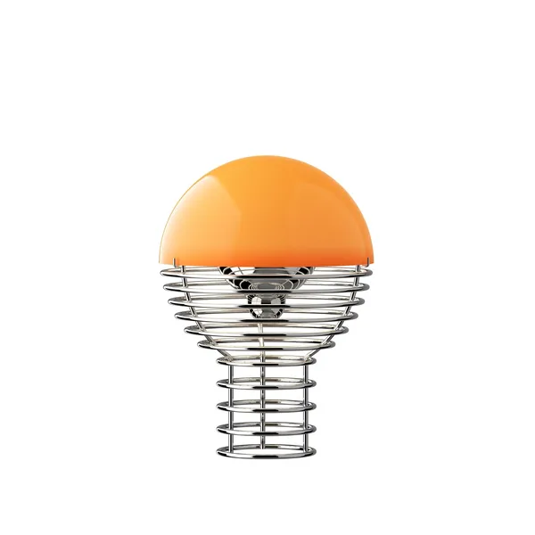Wire Transportabel Lampe Orange