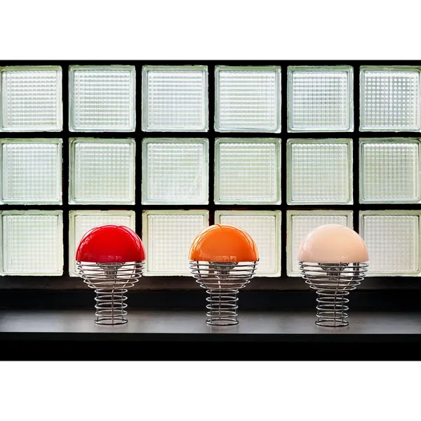 Wire Transportabel Lampe Orange