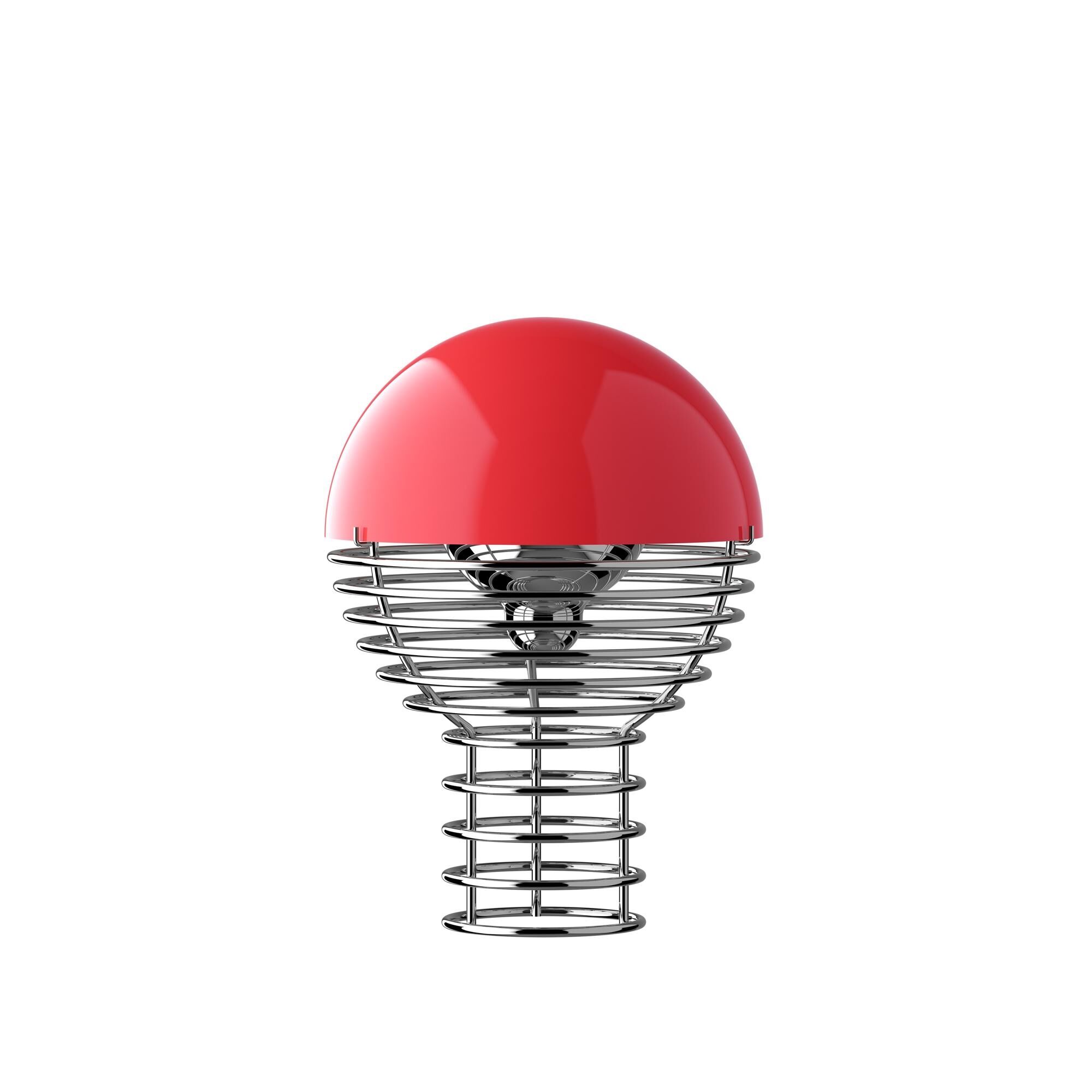 Lampe Portable Wire Rouge