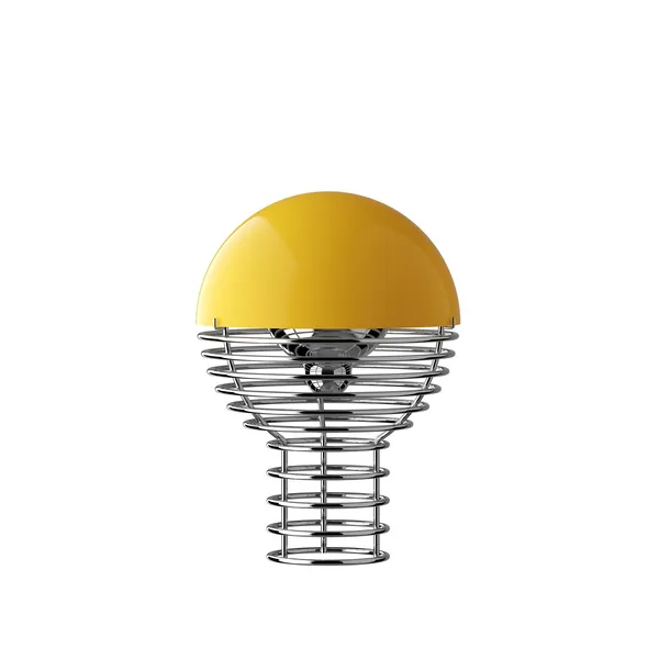 Wire Portable Lamp Yellow