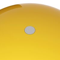Wire Portable Lamp Yellow