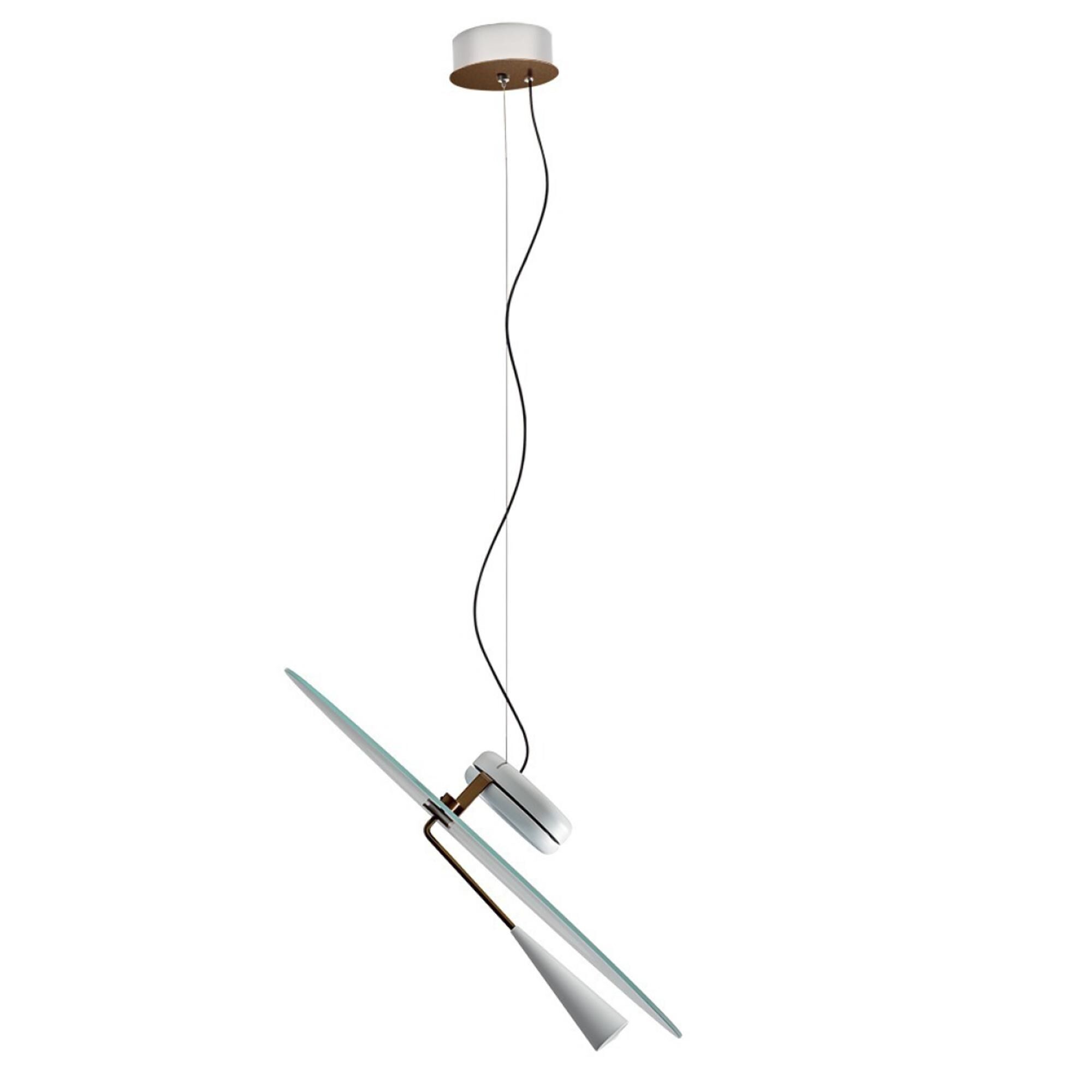 Bascula Pendel Hvid/Bronze