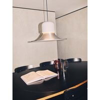 Campana Pendel Glossy Gray/Hvid