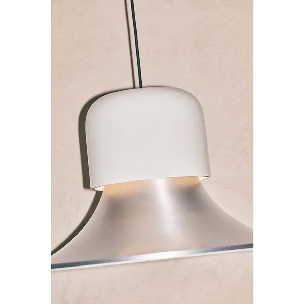 Campana Pendel Glossy Gray/Hvid