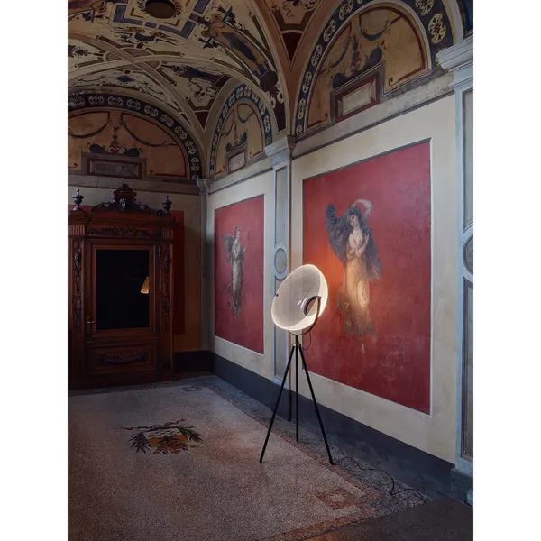 Demì Moon Vloerlamp Wit