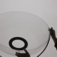 Demì Moon Stehlampe Schwarz