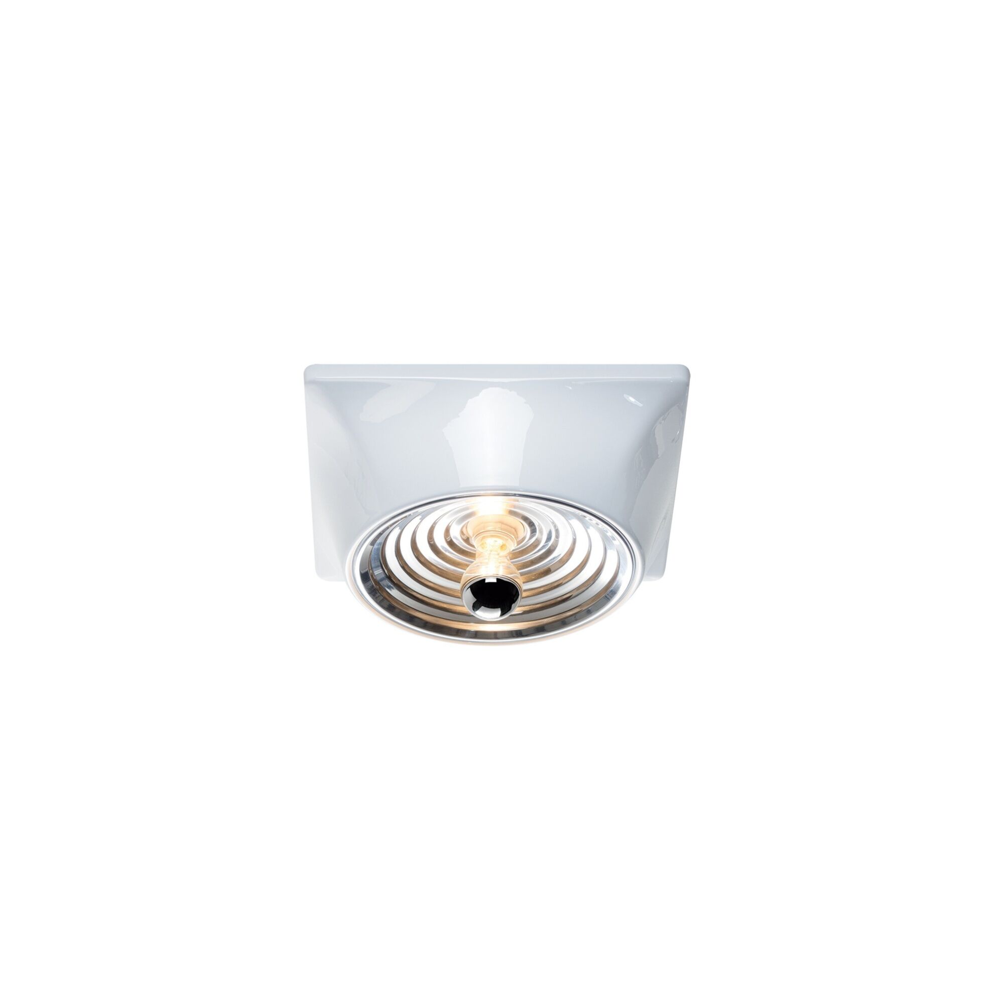 Goletta V&auml;gglampa Blank Vit/ Transparent