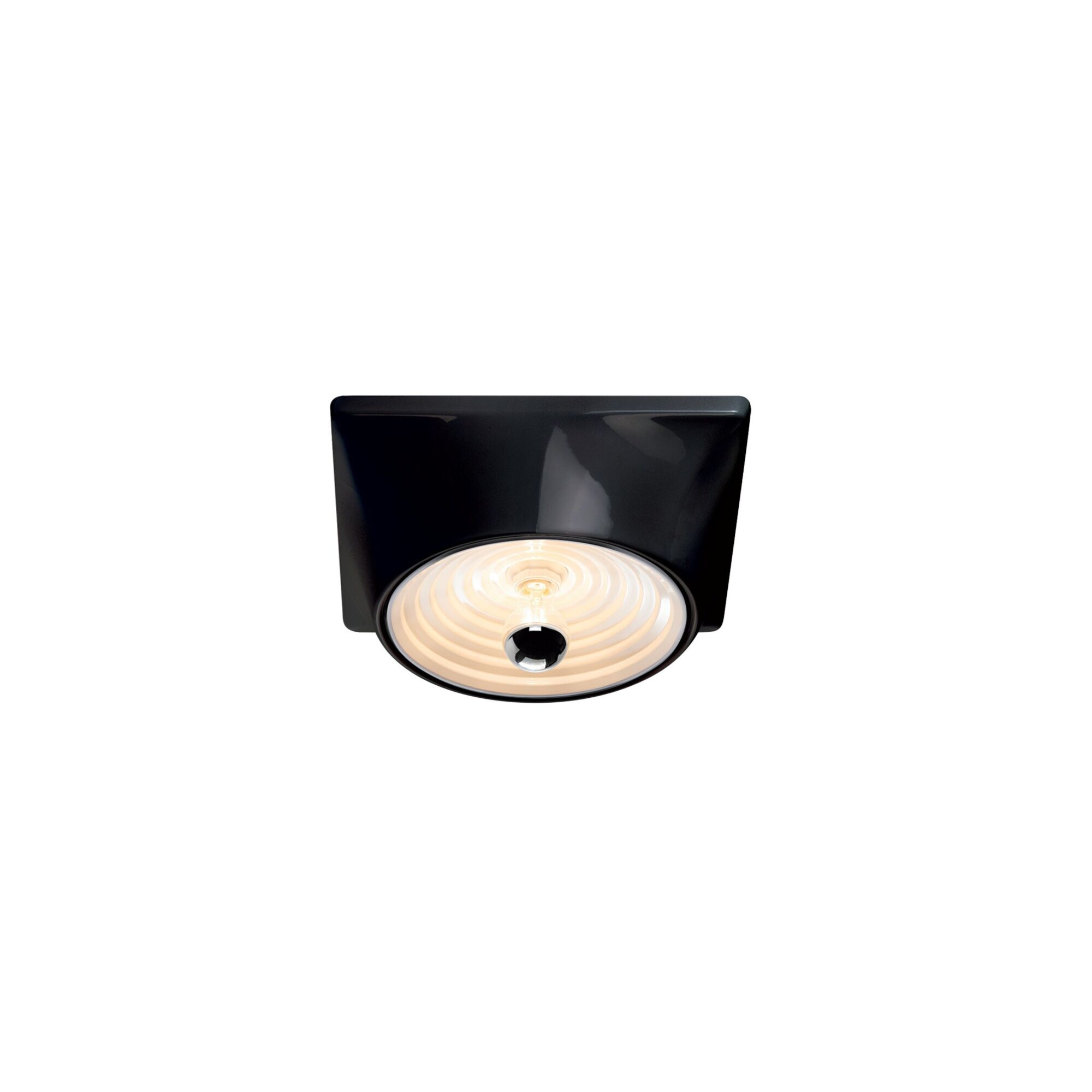Goletta V&auml;gglampa Blank Svart/ Vit