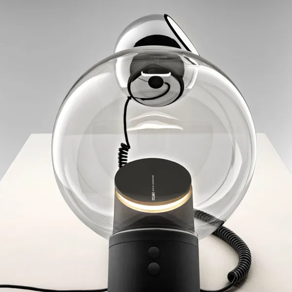 Gravita Bordlampe Sort