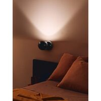 Gravitino Wall Lamp Glossy Black