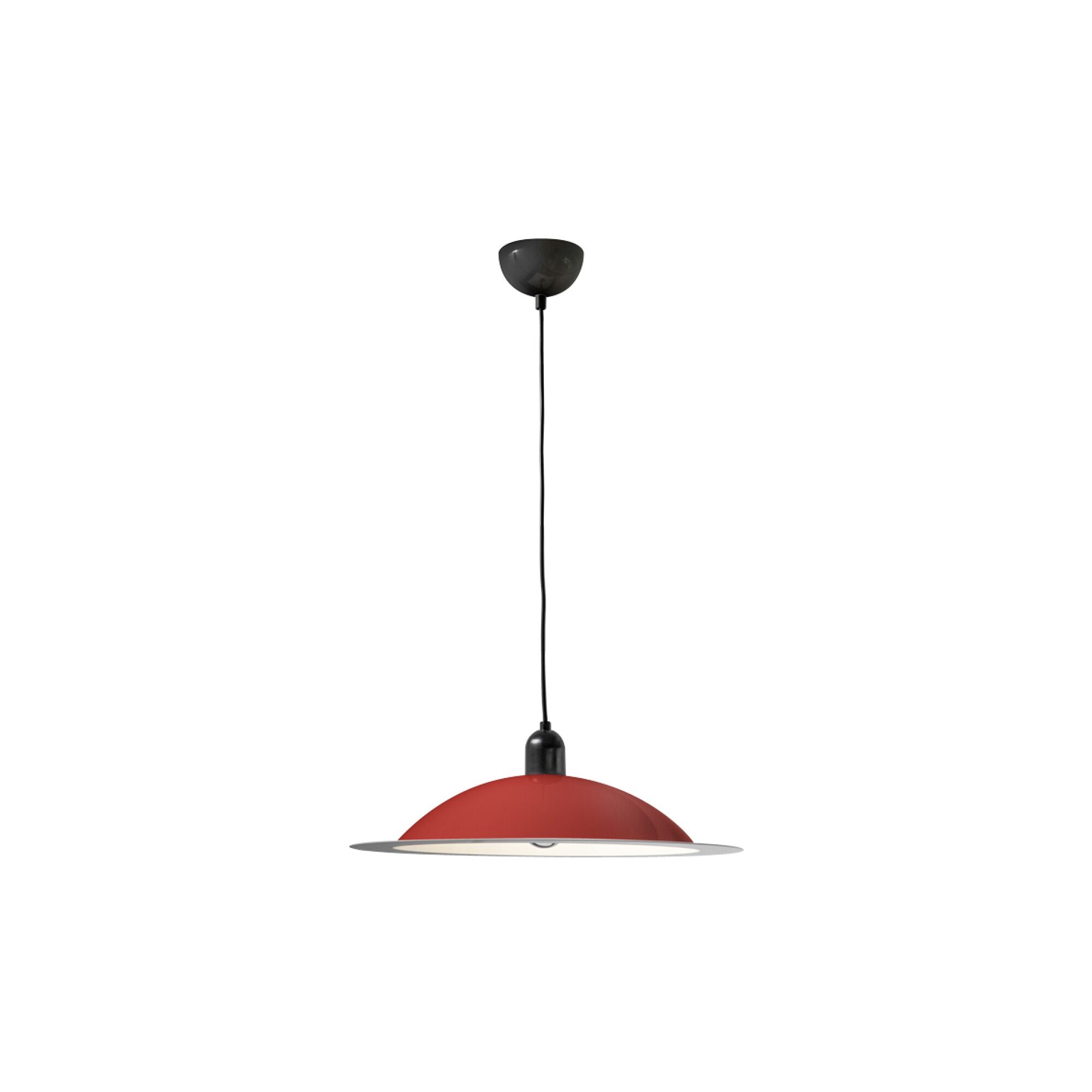 Lampiatta Pendel Stor Hvid/Koral