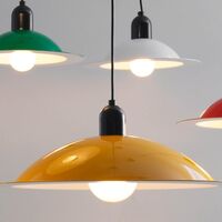 Lampiatta Hanglamp Groot Wit/ Geel