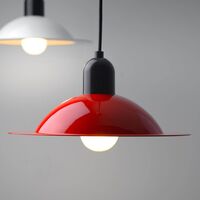 Lampiatta Pendant Small White/Coral
