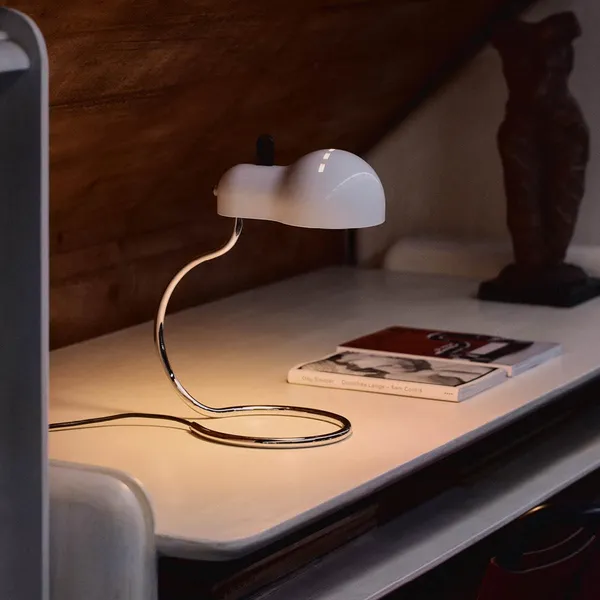 Minitopo Lámpara de Mesa Blanco