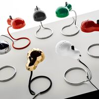 Minitopo Bordlampe Hvid/Sort