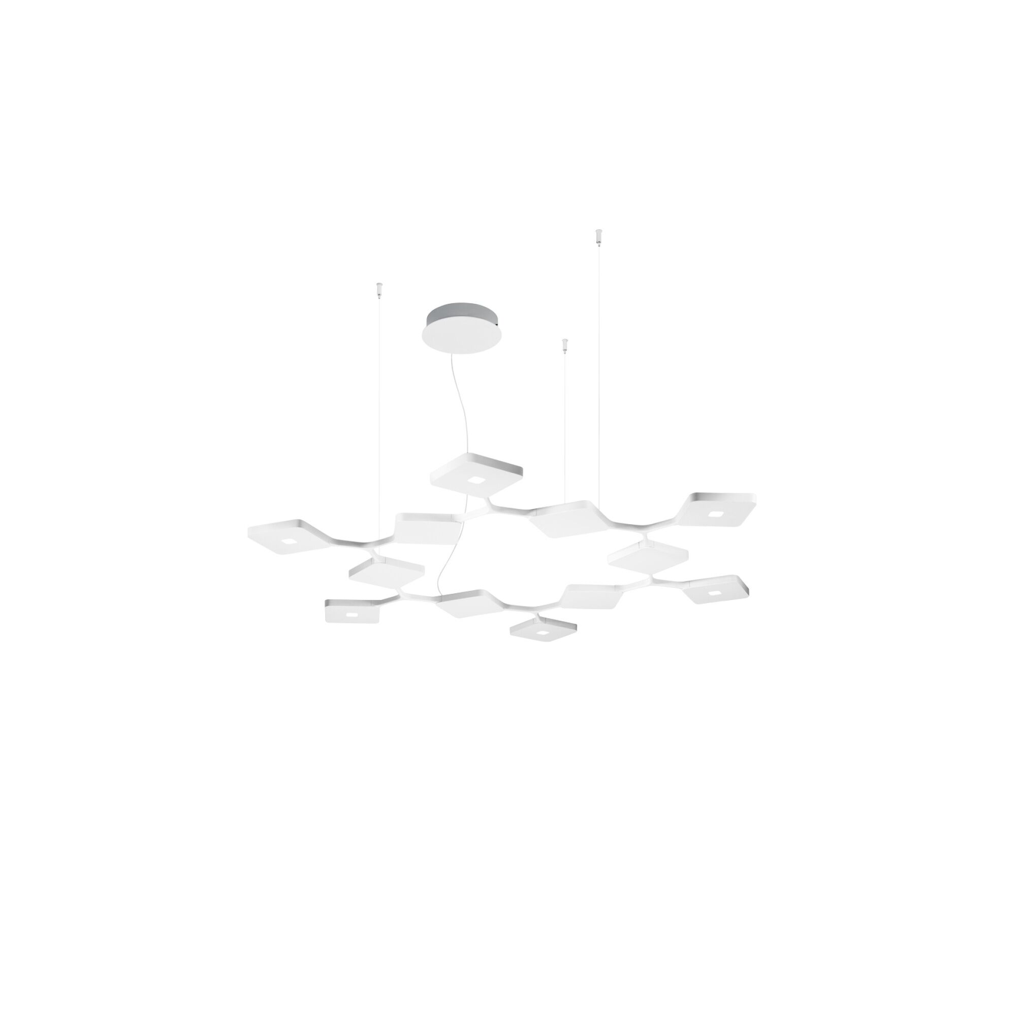 Quad Pendel Up/Down Hvid
