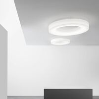 Saturn Plafondlamp Wit