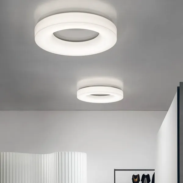 Saturn Plafondlamp Wit