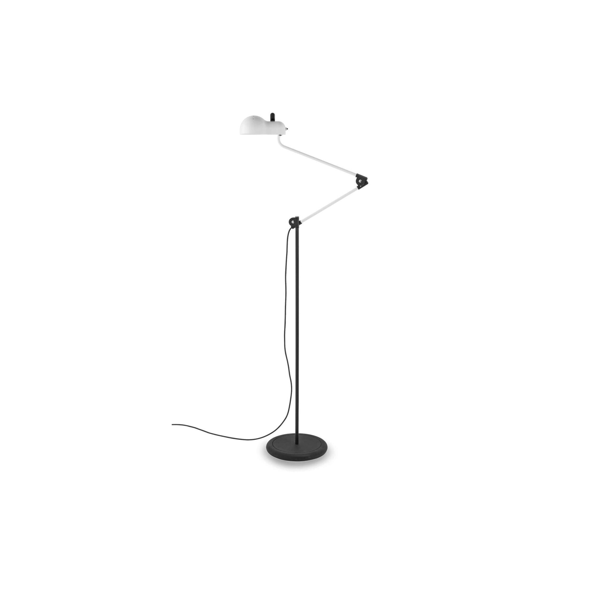 Topo Piantana Golvlampa Vit