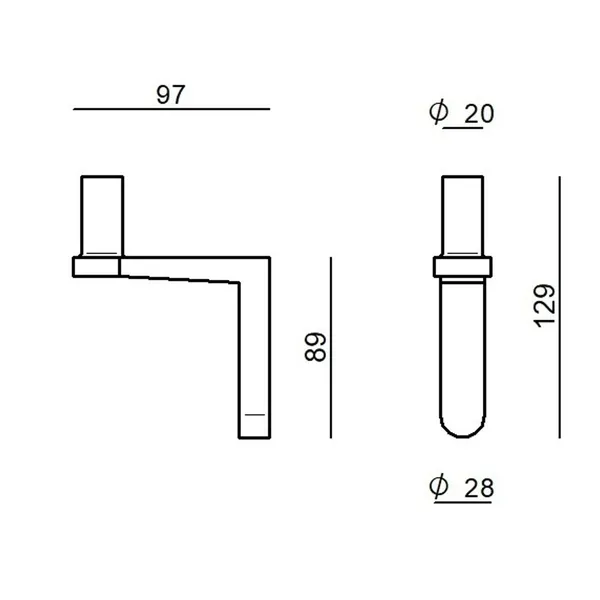 Torino Wall Bracket For Table/ Wall Lamp Green Blue