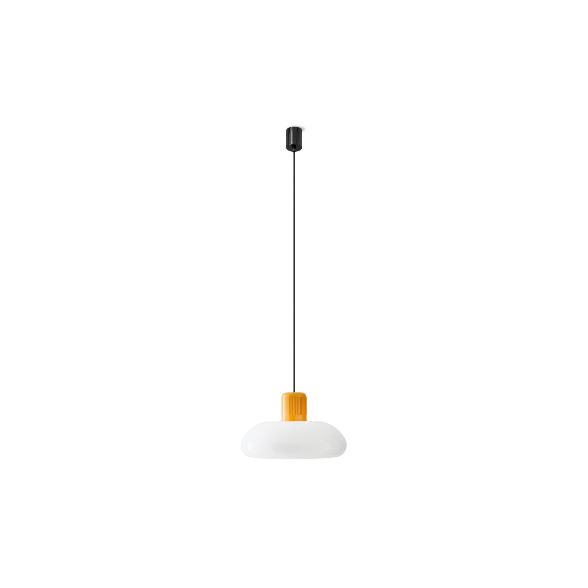 Trepiù Taklampe Gul/ Hvit