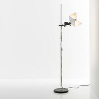 Triedro Gulvlampe Sort