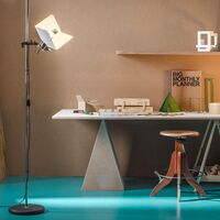Triedro Gulvlampe Sort