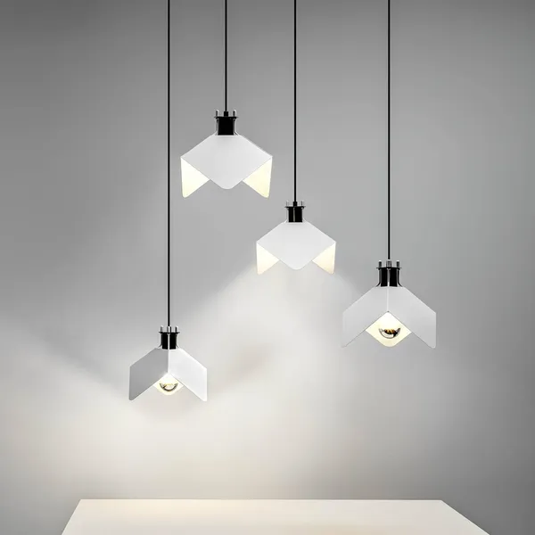 Triedro Pendelleuchte Schwarz