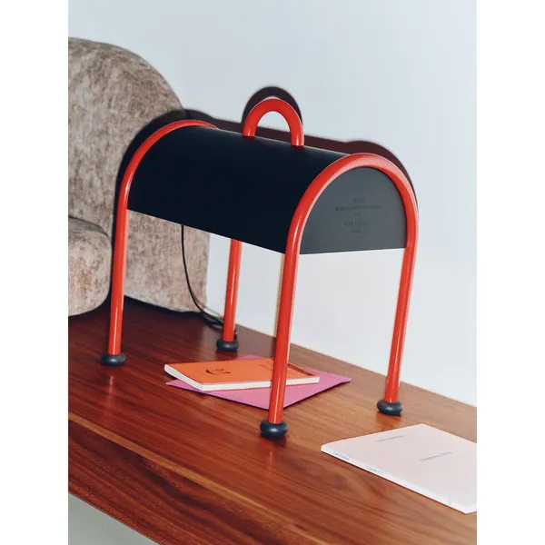 Valigia Table Lamp Red/ Black