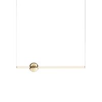 Orion Tube Hanglamp Wit/goud