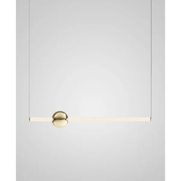 Orion Tube Hanglamp Wit/goud