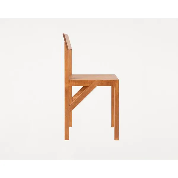 Bracket Dining Chair Warm Brown