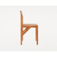 Bracket Dining Chair Warm Brown