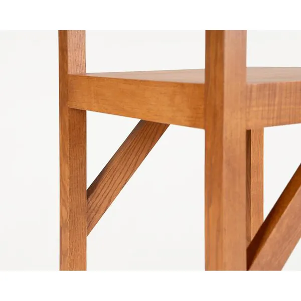 Bracket Dining Chair Warm Brown