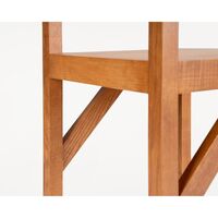 Bracket Dining Chair Warm Brown