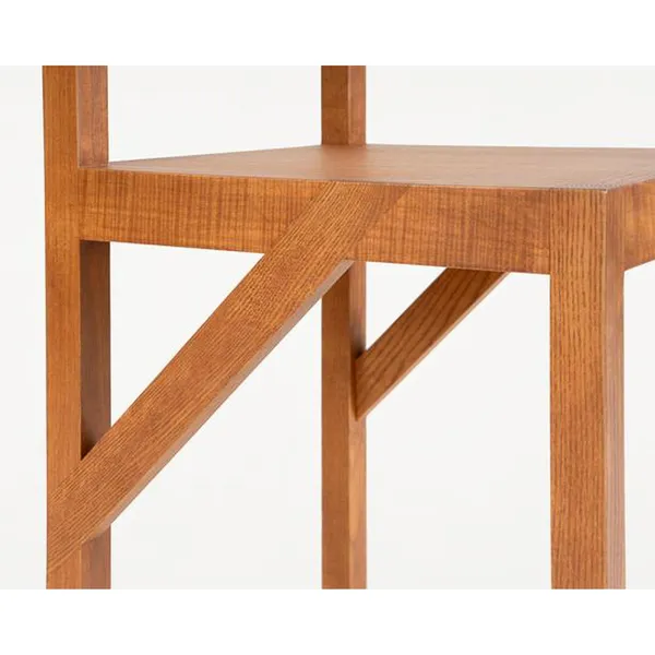 Bracket Dining Chair Warm Brown
