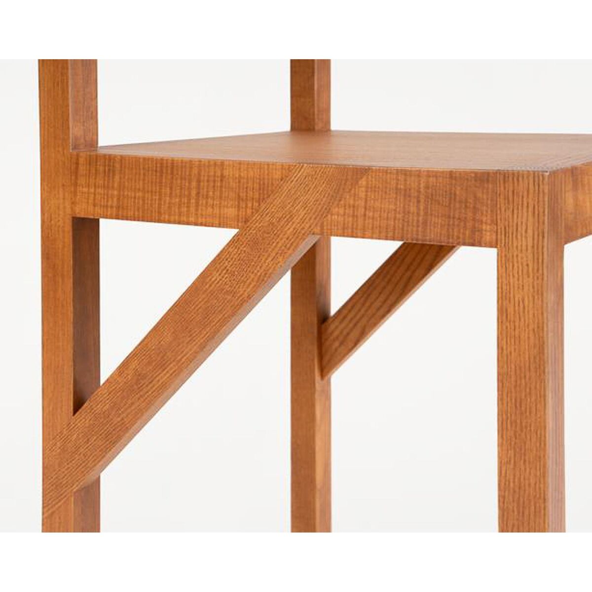 Bracket Dining Chair Warm Brown