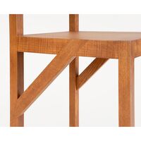 Bracket Dining Chair Warm Brown