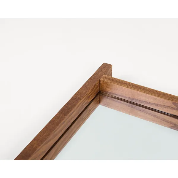 Symmetry Mirror Large Honey Ash