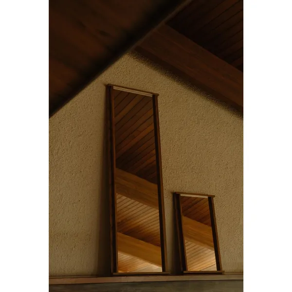 Symmetry Mirror Large Honey Ash